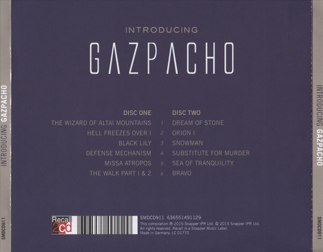 Introducing Gazpacho cover art
