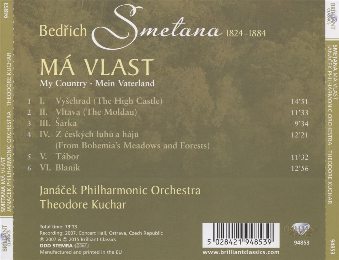 Smetana: Má Vlast cover art