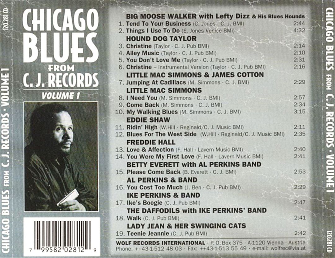 Chicago Blues from C.J. Records, Vol. 1 cover art