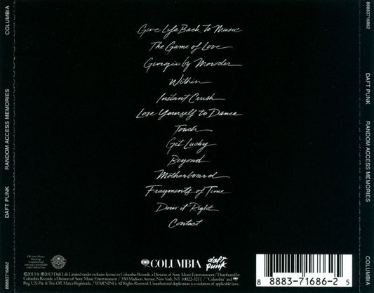 Random Access Memories cover art