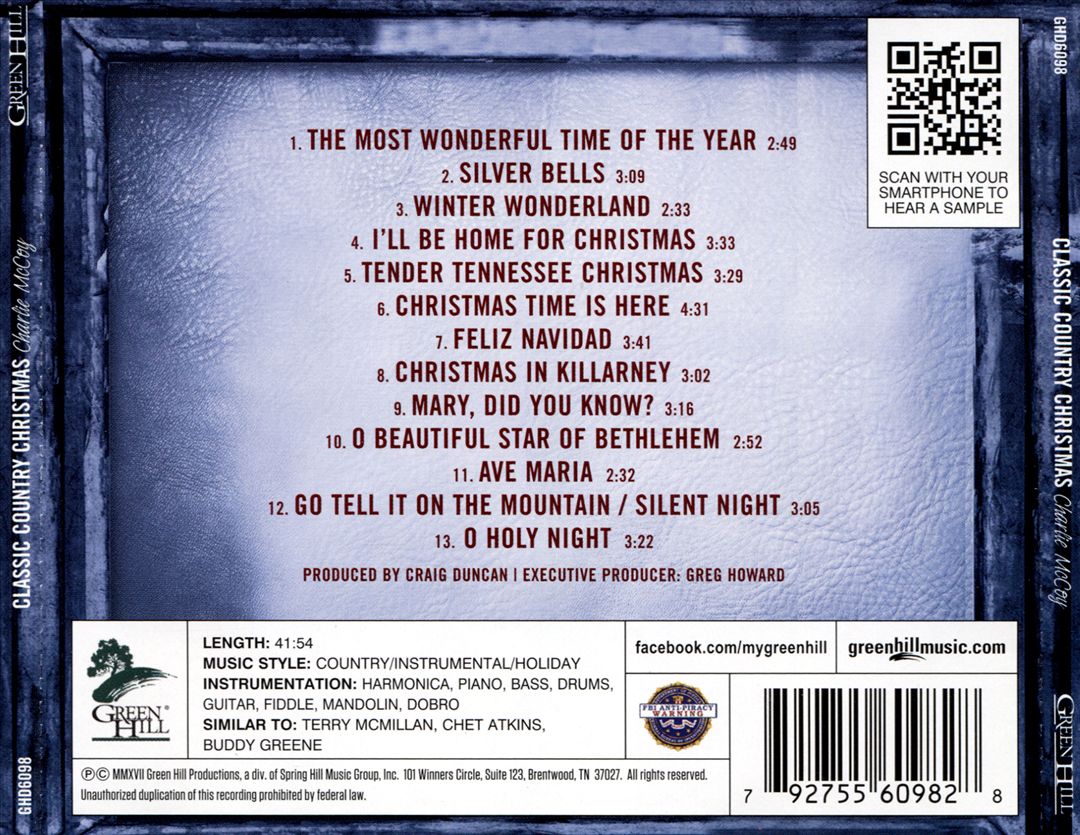 Country Christmas cover art