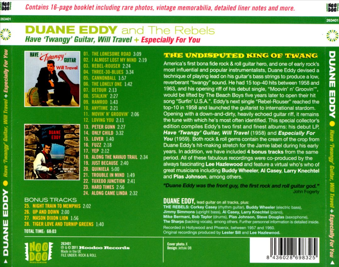 Have 'Twangy' Guitar, Will Travel/Especially for You cover art