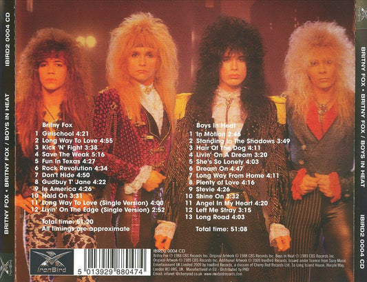 Britny Fox/Boys in Heat cover art