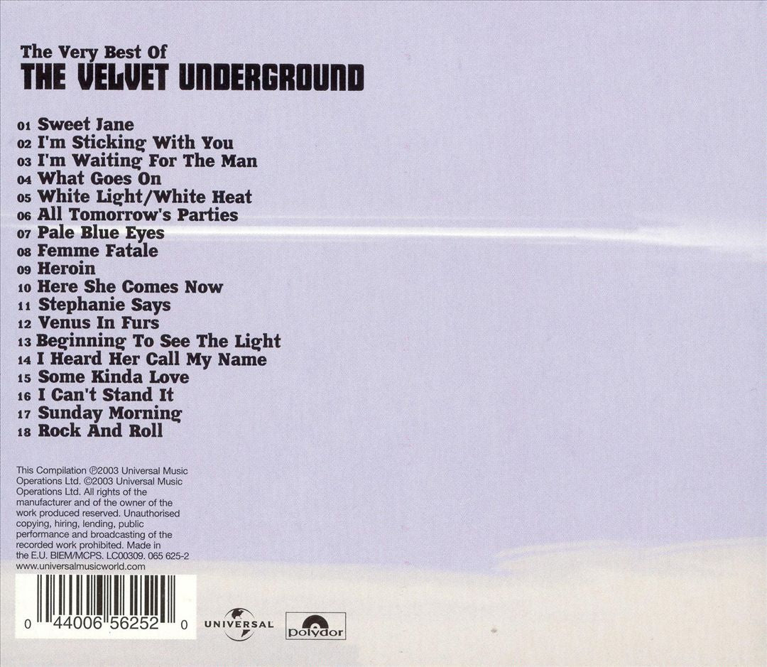 Very Best of the Velvet Underground cover art