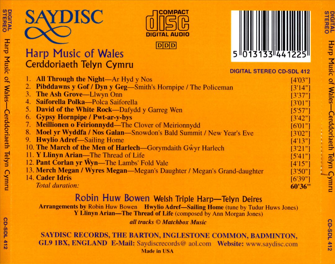 Harp Music of Wales cover art