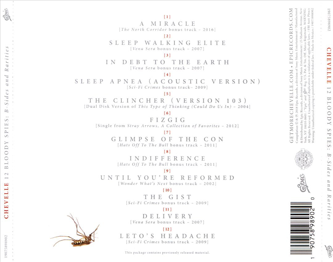 12 Bloody Spies: B-Sides and Rarities cover art