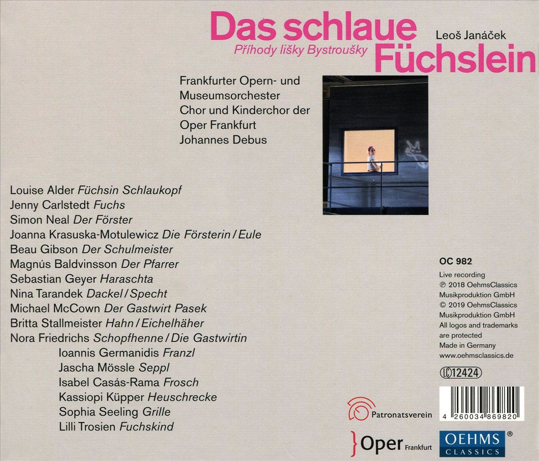 Leos Janácek: Das schlaue Füchslein cover art