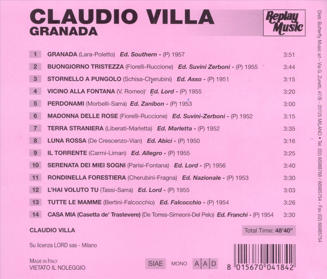 Granada [Replay] cover art