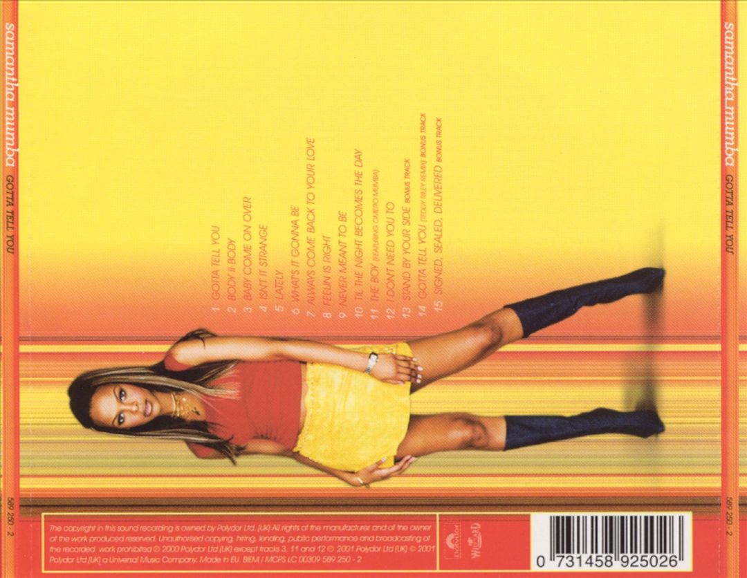 Gotta Tell You [Bonus Tracks] cover art