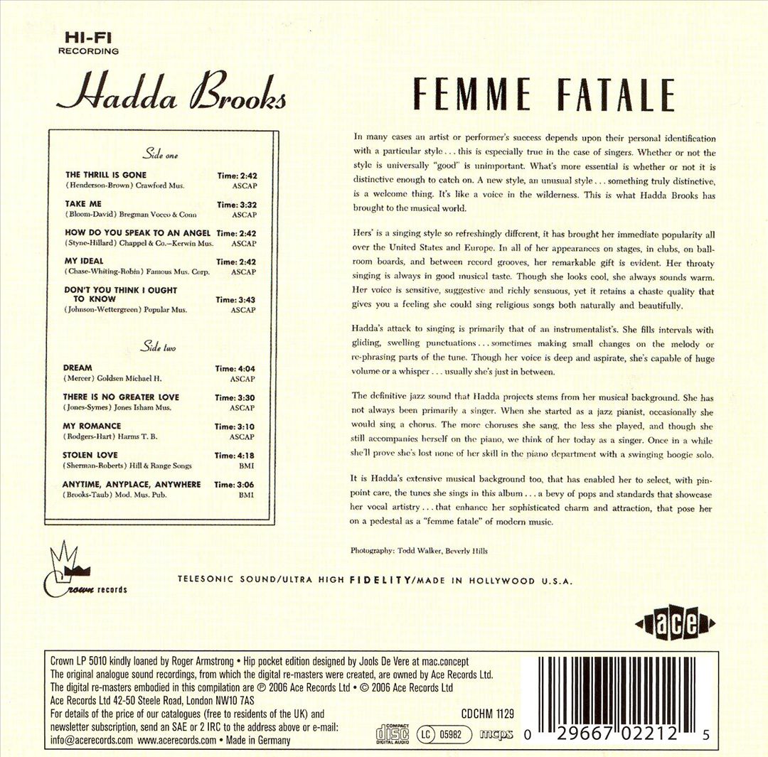 Femme Fatale cover art