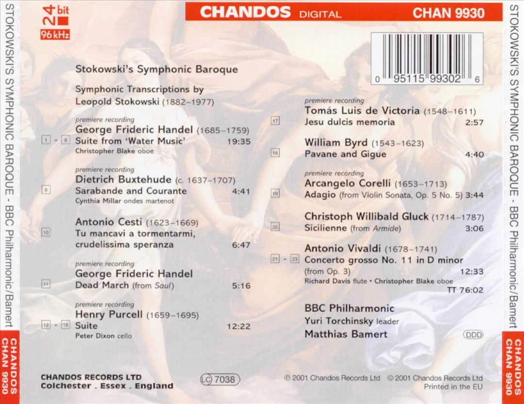 Stokowski's Symphonic Baroque cover art