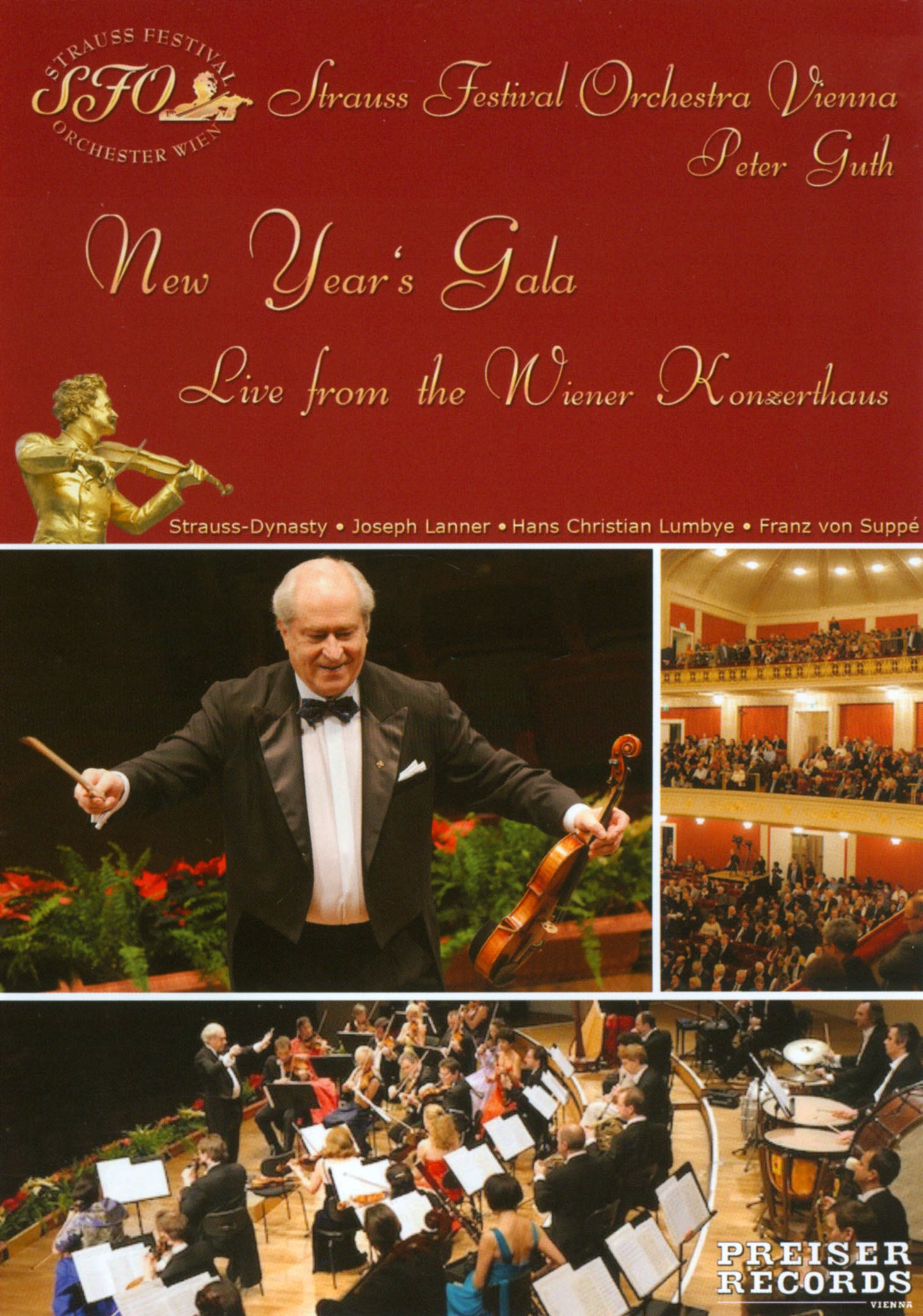 Strauss Festival Orchester Wien/Peter Guth: New Year's Gala cover art
