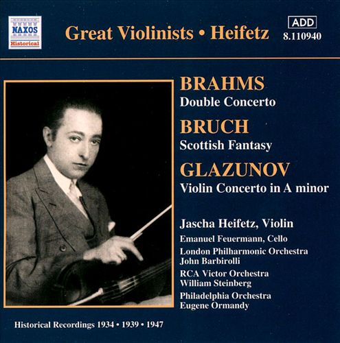 Heifetz: Plays Concertos cover art