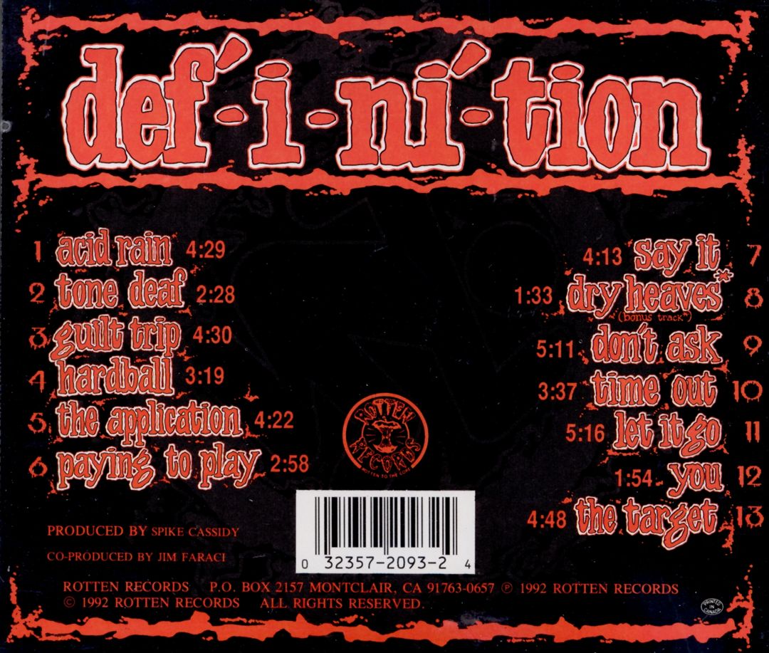 Definition cover art