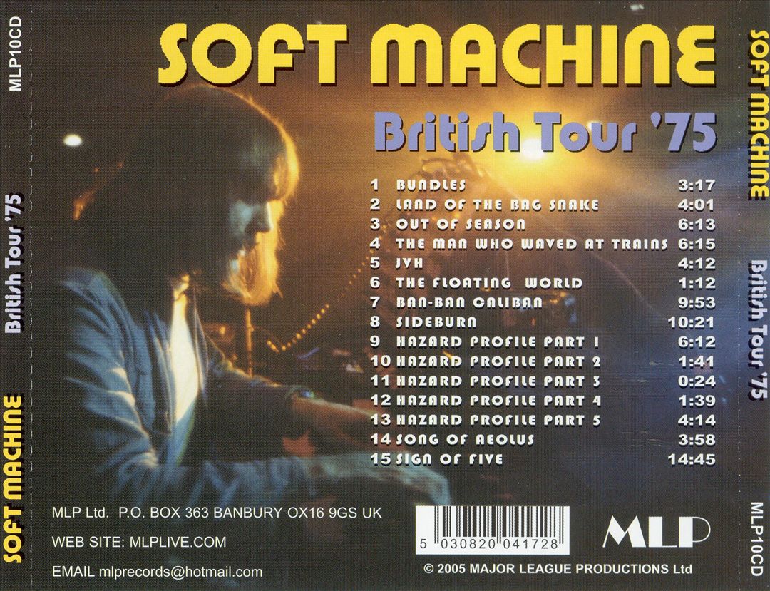British Tour '75 cover art