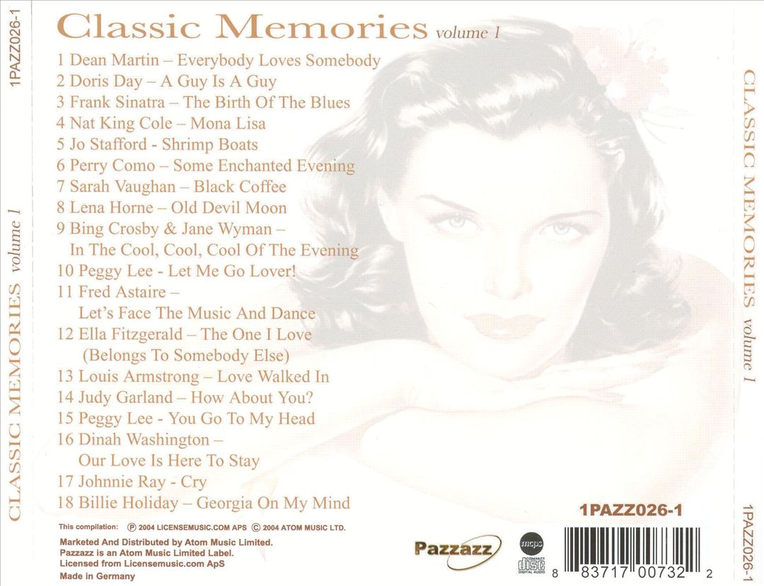 Classic Memories, Vol. 1 cover art