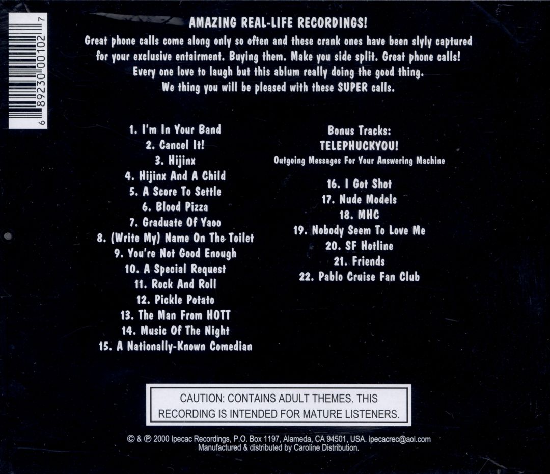 Great Phone Calls [Bonus Tracks] cover art