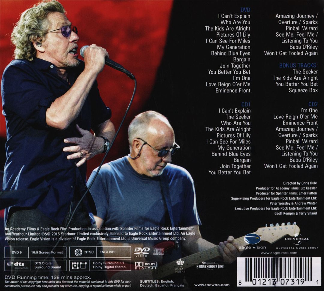 Live in Hyde Park [CD/DVD] cover art