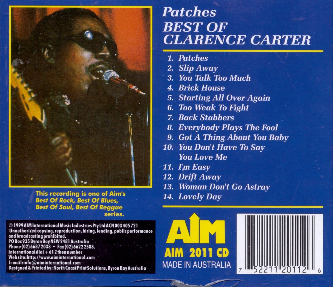 Patches: Best of Clarence Carter [Aim] cover art