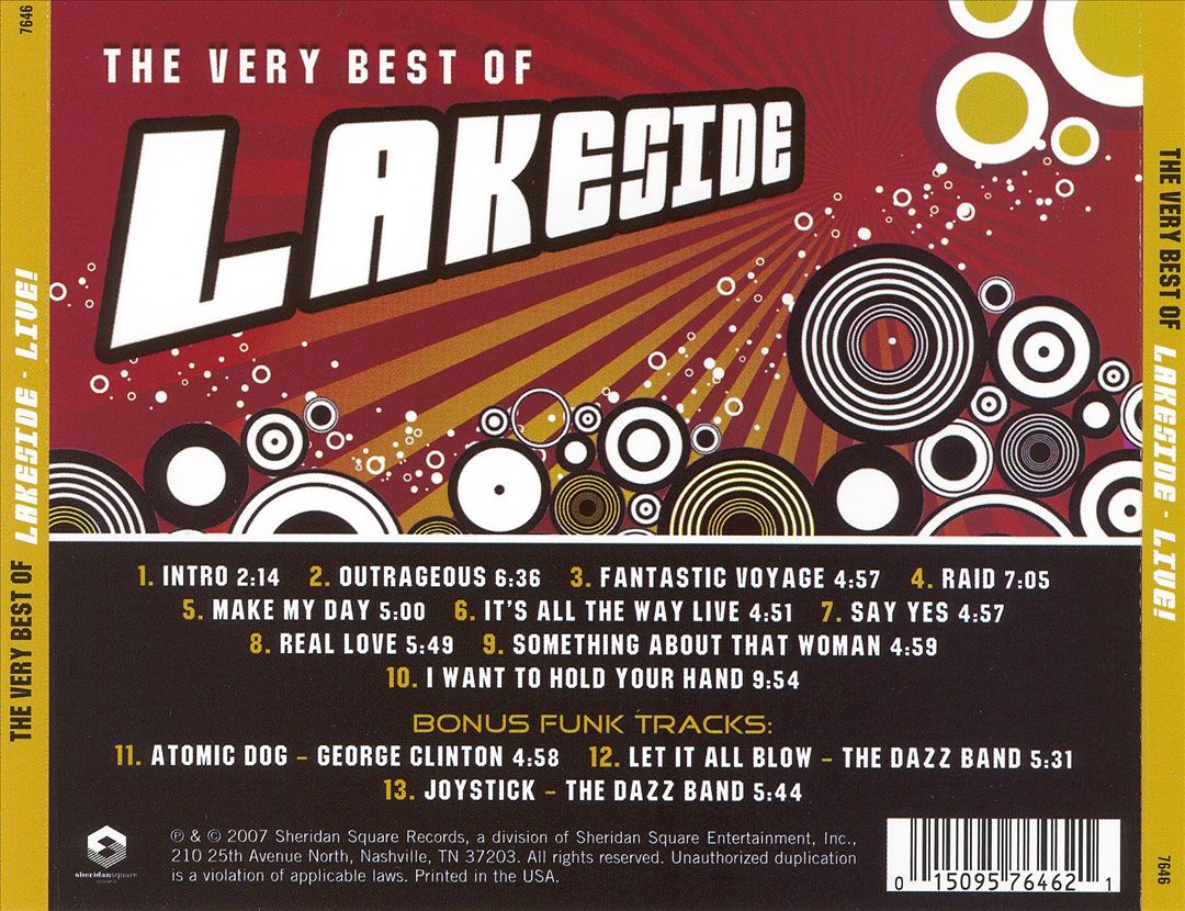 Very Best of Lakeside Live! cover art