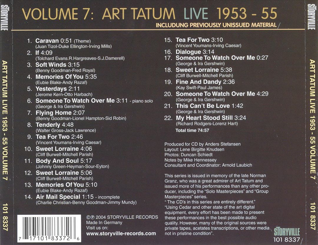 Live 1953-1955, Vol. 7 cover art