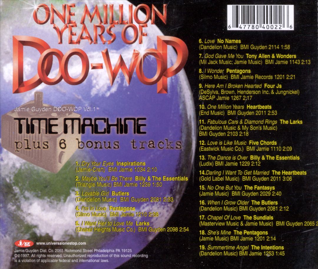 One Million Years of Doo-Wop cover art