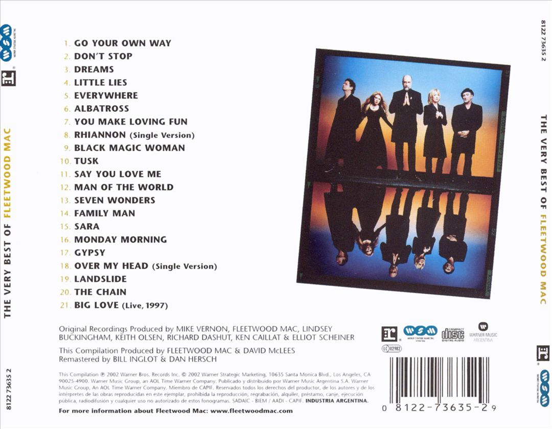 Very Best of Fleetwood Mac [Australia] cover art