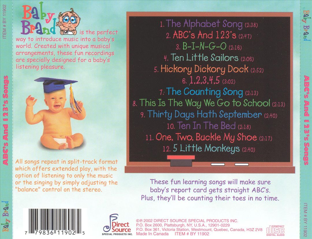 ABC's & 123's [2 CD] cover art