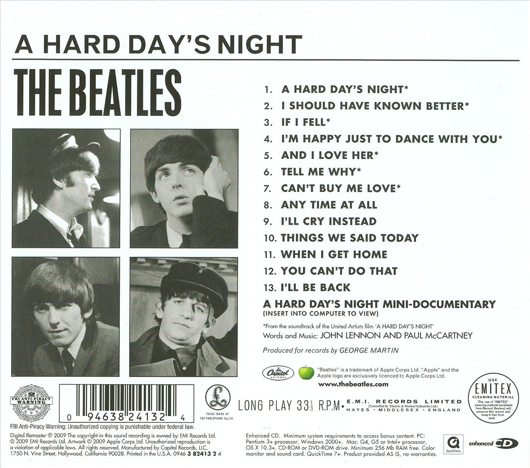 Hard Day's Night cover art