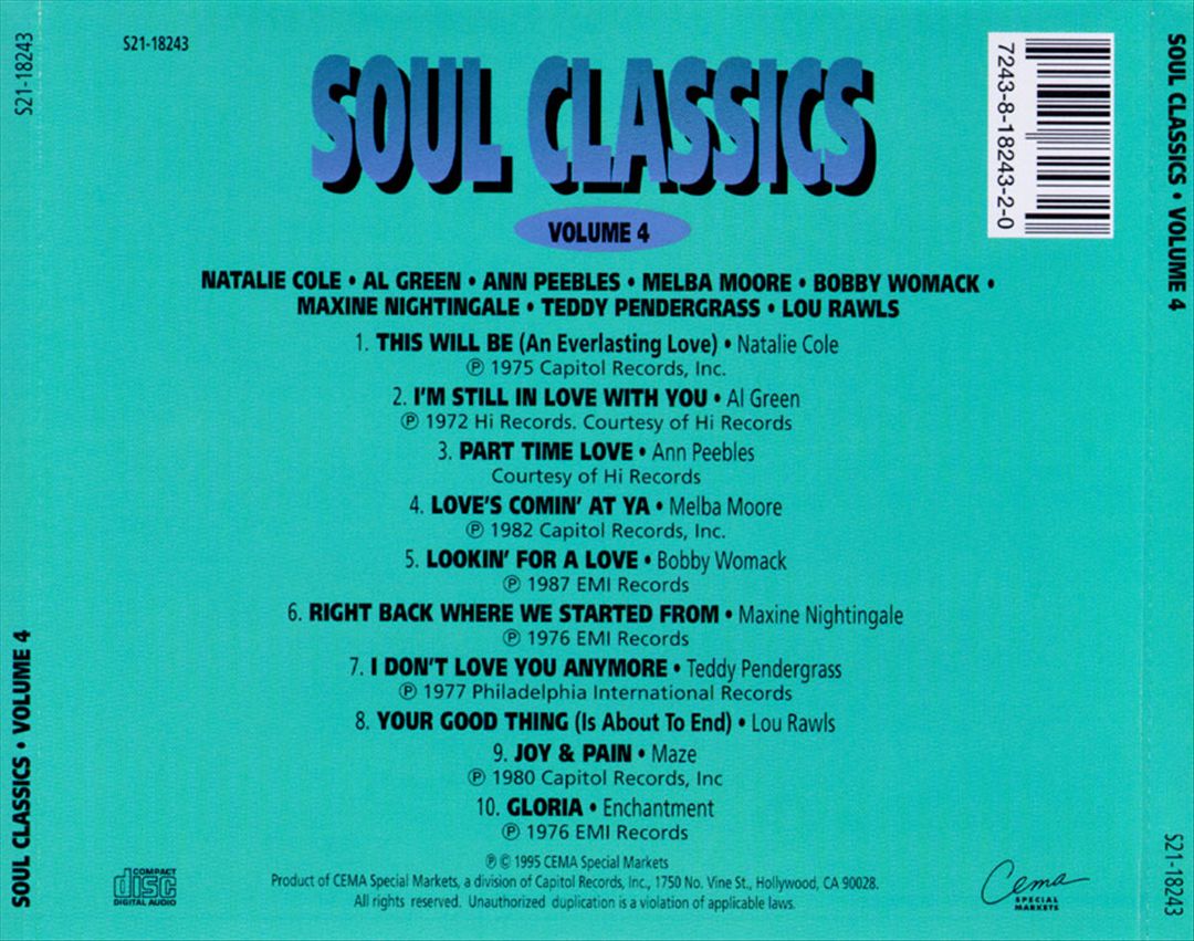 Soul Classics, Vol. 4 cover art