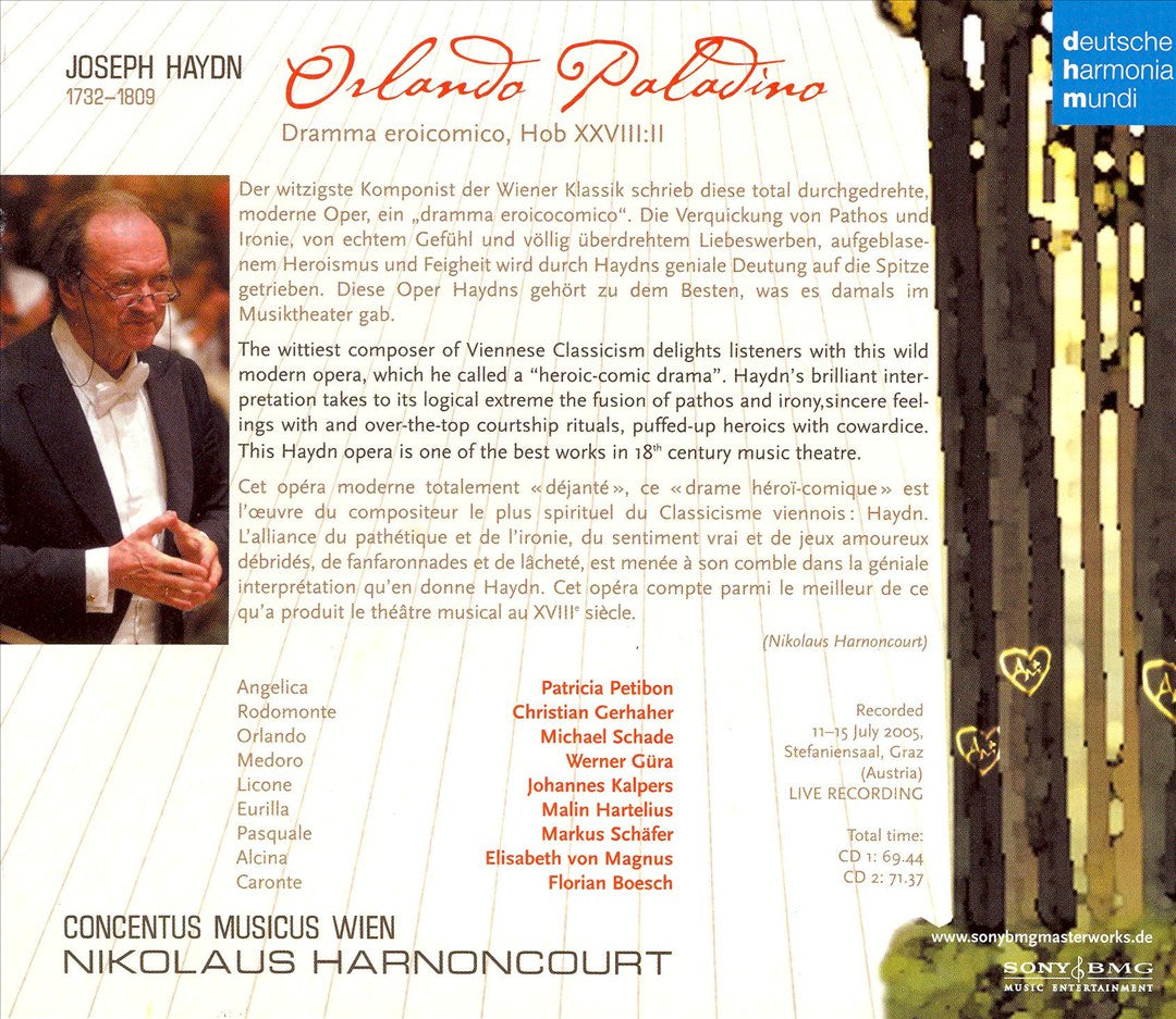 Haydn: Orlando Paladino cover art