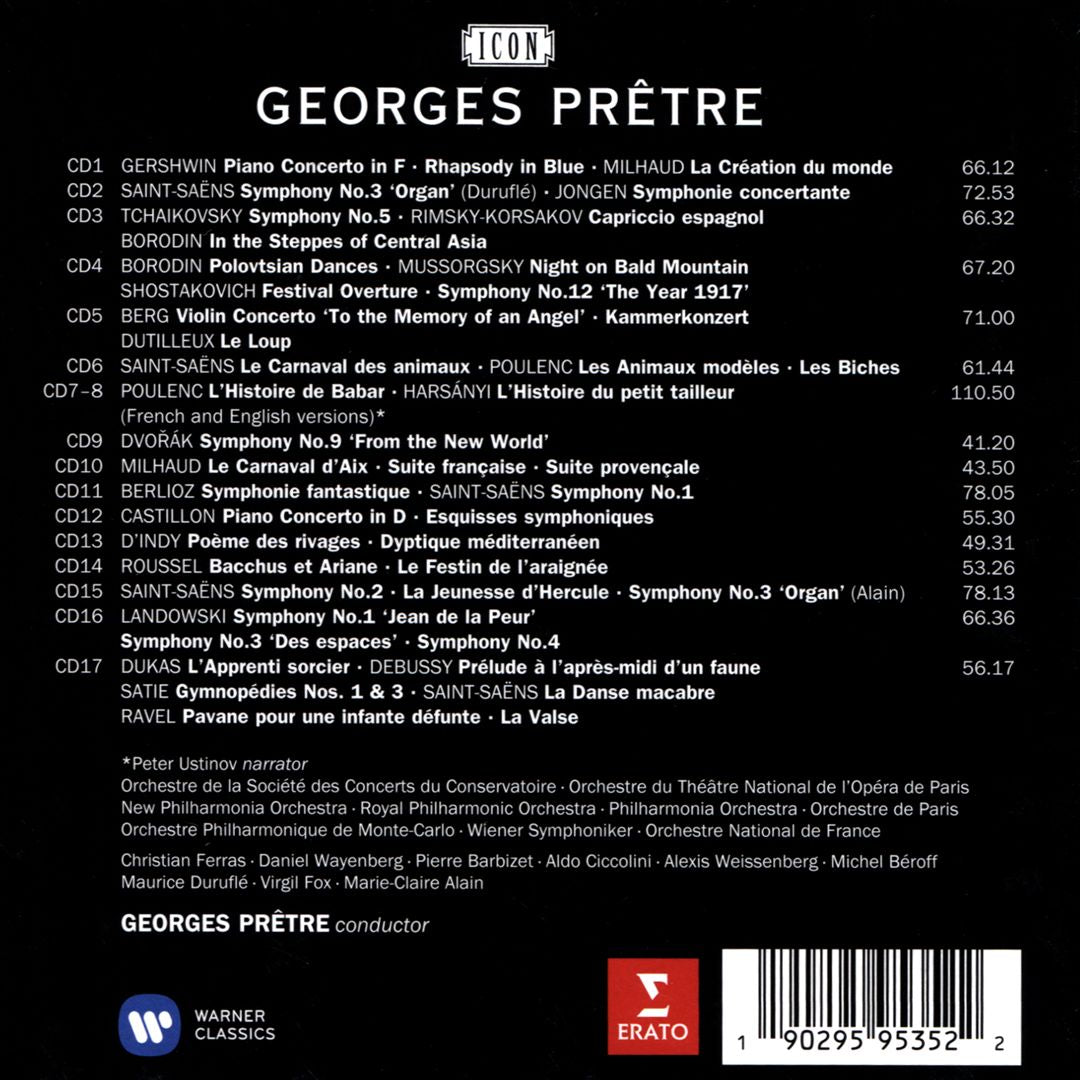 Georges Prêtre: The Symphonic Recordings cover art