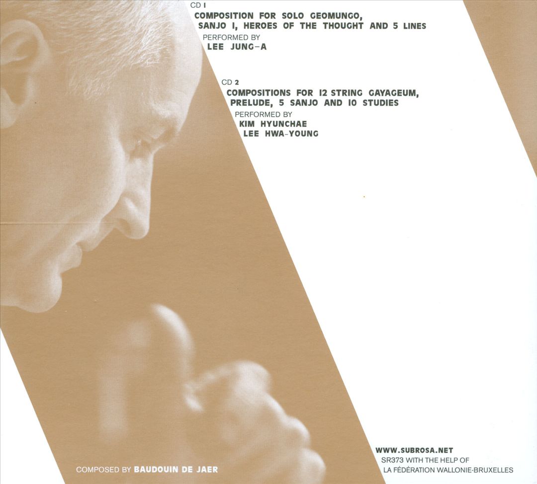 Baudouin De Jaer: Compositions for Geomungo and Gayageum cover art
