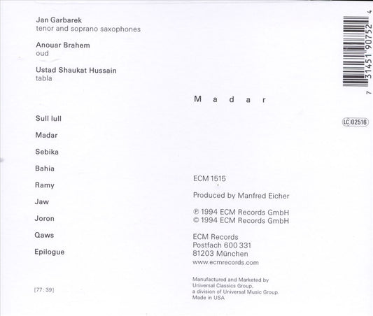 Madar cover art