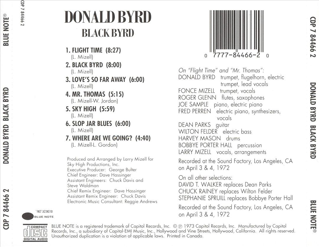 Black Byrd cover art