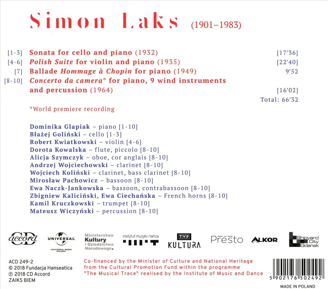 Simon Laks: In Between cover art