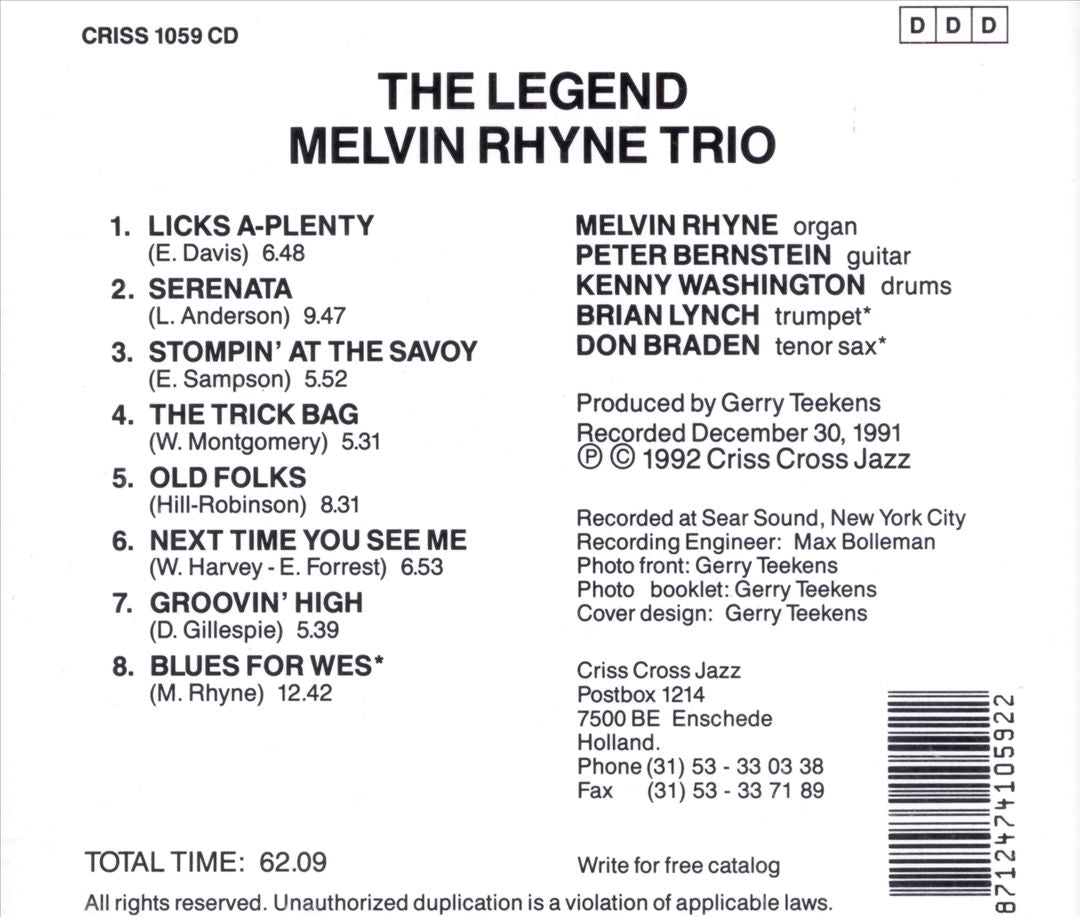 Legend cover art