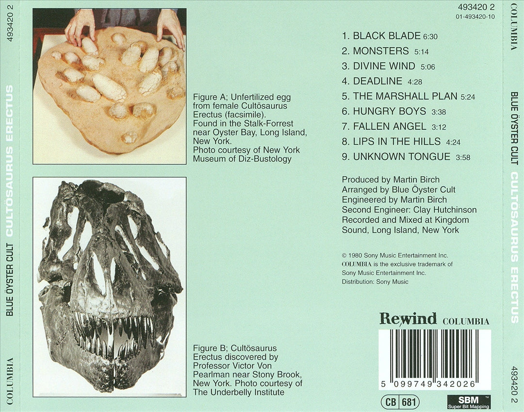 Cultosaurus Erectus cover art