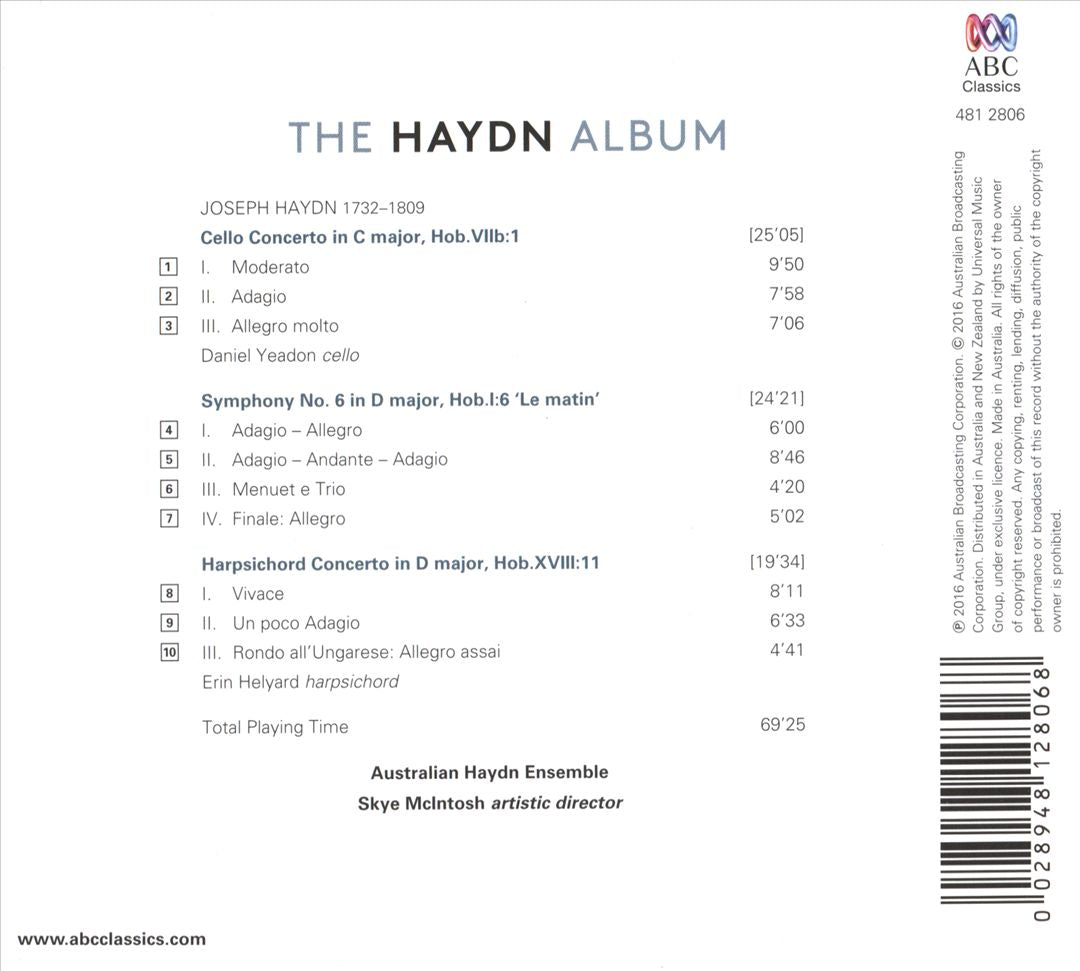 Haydn Album cover art