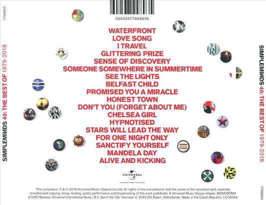 40: The Best of 1979-2019 cover art