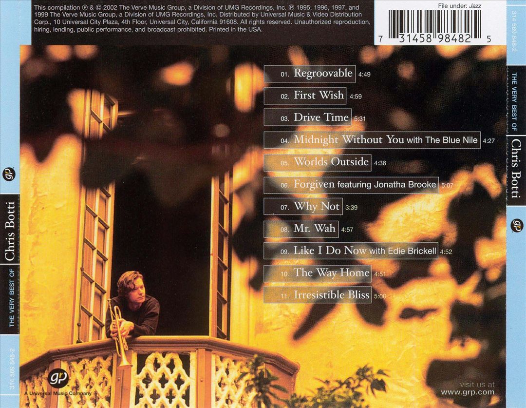 Very Best of Chris Botti cover art