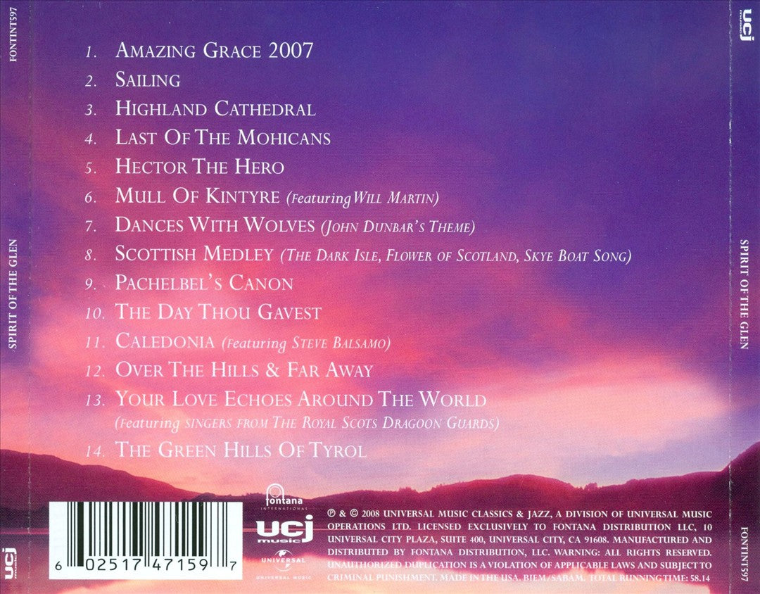 Spirit of the Glen cover art