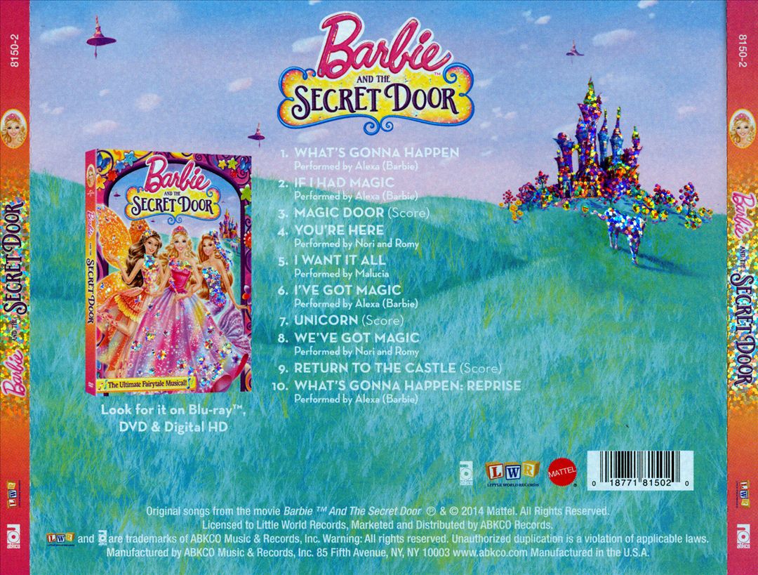 Barbie & the Secret Door (Songs From the Ultimate Fairytale Musical) cover art