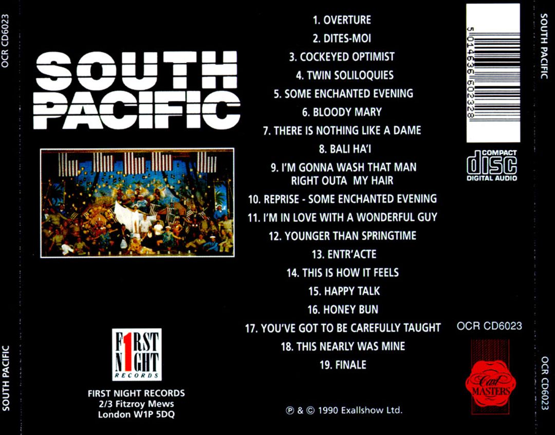 South Pacific [1988 London Revival Cast] cover art