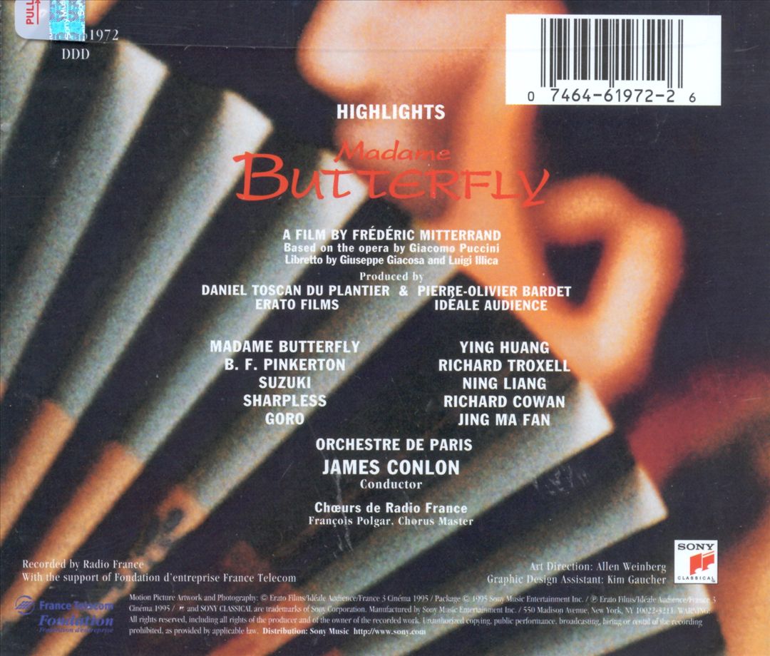 Puccini: Madama Butterfly (Highlights) cover art