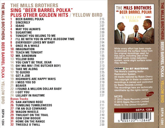 Sing Beer Barrel Polka Plus Other Golden Hits/Yellow Bird cover art