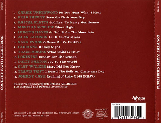 Country Faith Christmas: 14 Songs of the Season from Today's Leading Country Music Stars cover art