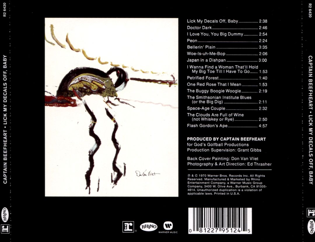 Lick My Decals Off, Baby cover art