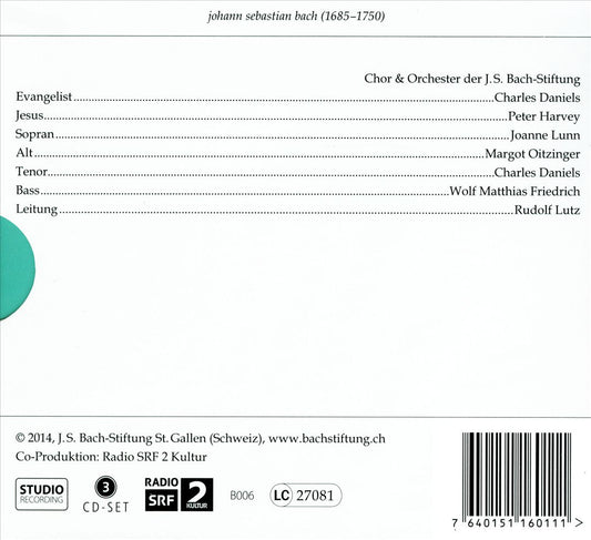 Matthäuspassion cover art