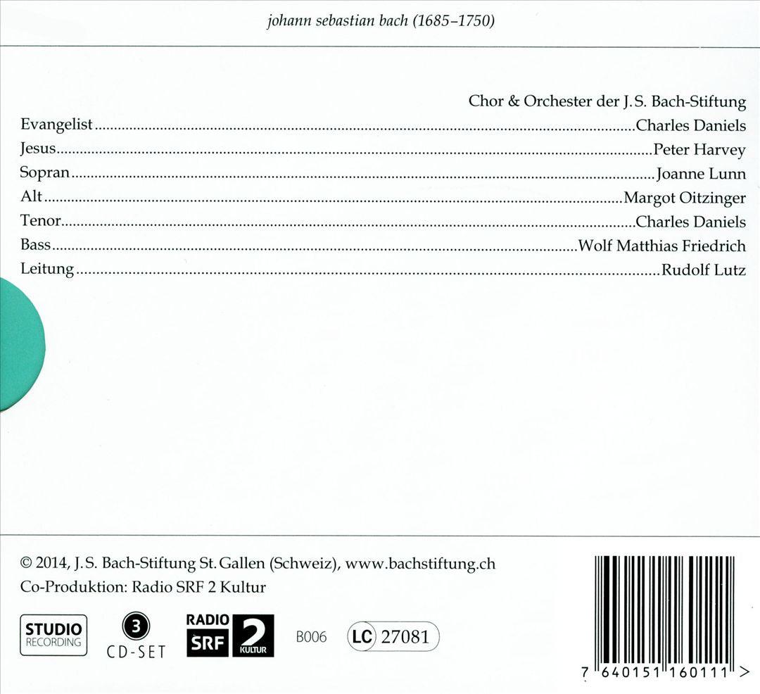 Matthäuspassion cover art